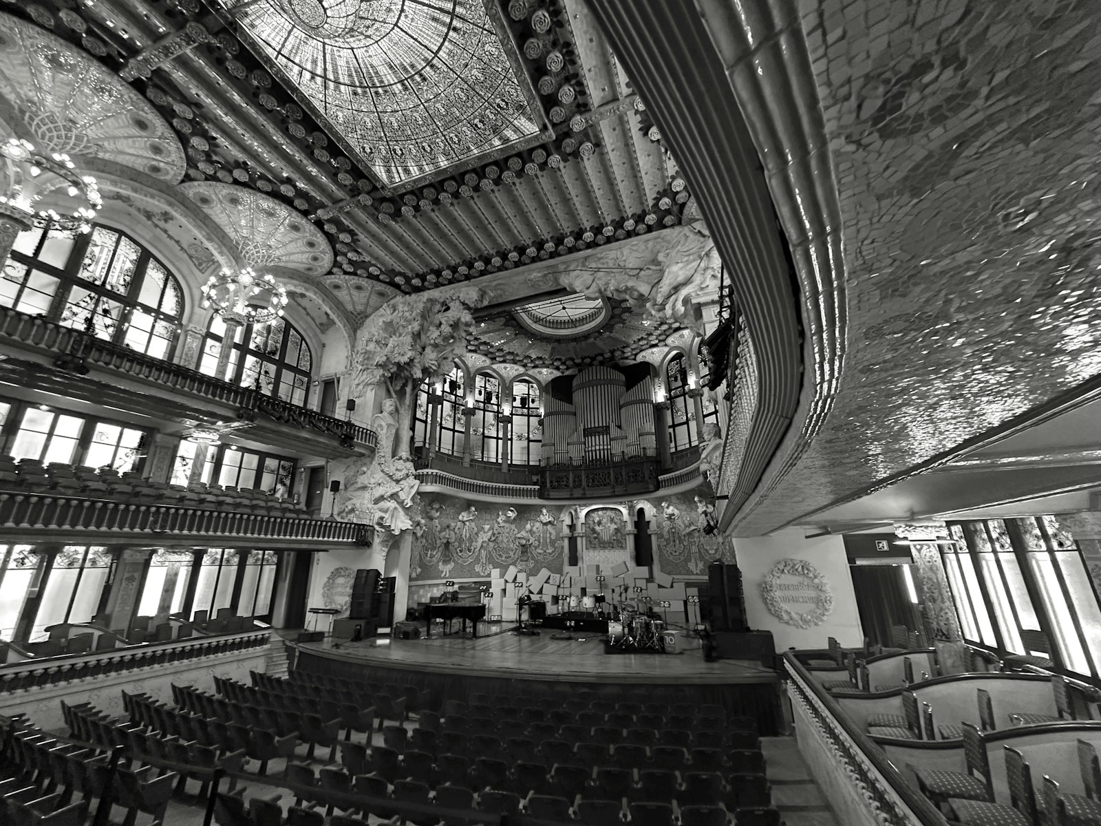 Interior of an ornate concert hall
